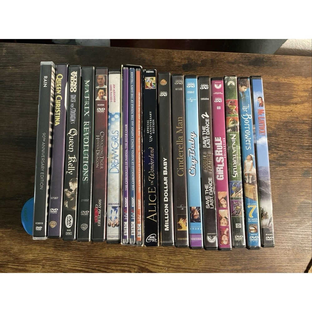 Mixed Lot of 18 Dvds Cinderella Man, MATRIX REVOLUTIONS AND MORE